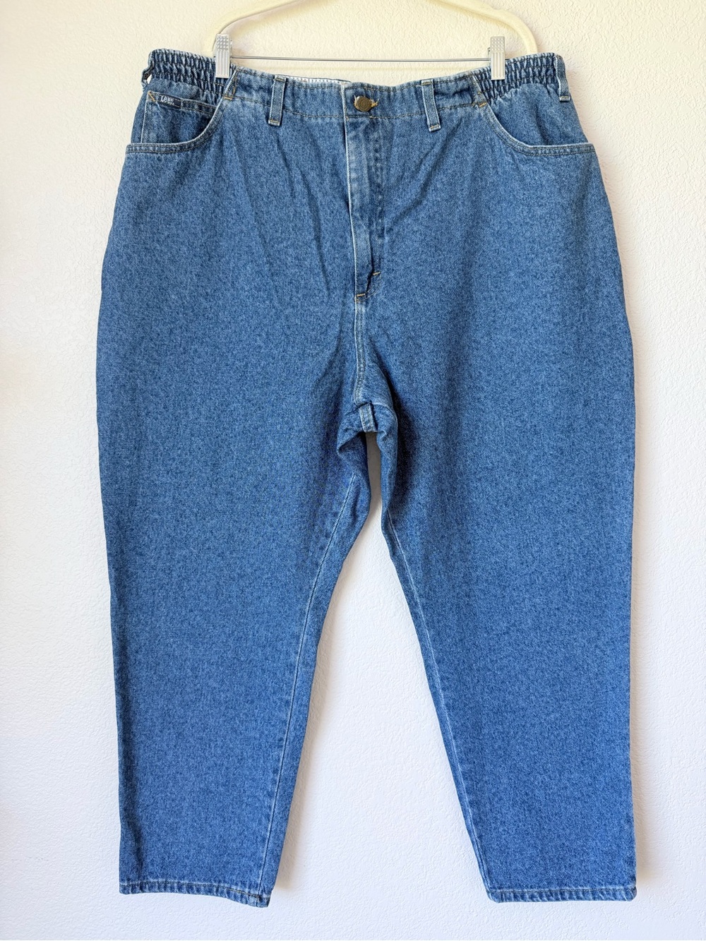 Vintage Lee Bare Back High Rise Jeans 26W Petite Plus No Back Pockets